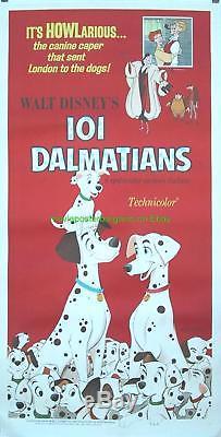 101 Dalmatians Movie Poster Three Sheet R1969 Lb Disney