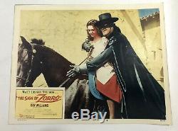 1958 The Sign Of Zorro Walt Disney Studios Movie Lobby Card Guy Williams USA