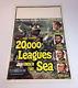 1963 Walt Disney 20,000 Leagues Under The Sea Card Stock Movie Poster14x22
