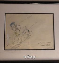 1964 Disneys Mary Poppins Original Production Cell Signed By Ward Kimball