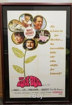1968 Walt Disney Production The Love Bug Rare original Vintage one sheet