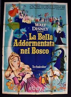 1969 Walt Disney Sleeping Beauty Nel Bosco Manifesto Walt A53