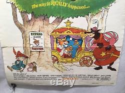 1973 Robin Hood Original 1SH Walt Disney Movie Poster 27 x 41