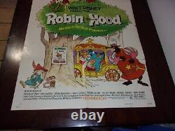 1973 Vintage Walt Disney Robin Hood Movie Poster