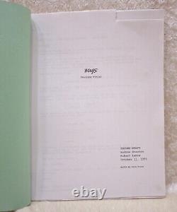 1995 A BUGS LIFE Screenplay PIXAR Original BUGS SCRIPT Disney HI TECH TOONS
