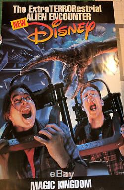1995 Disney ExtraTERRORestrial ALIEN ENCOUNTER WDW Ride Poster, Hard to Find