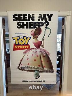 1995 NEW Original Disney Toy Story Pre Release Movie Theater Banner. Woody