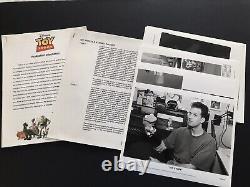 1995 Toy Story Walt Disney Pictures Pixar Studio Press Information Lot