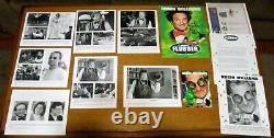 1997 Disney's Flubber Movie Press Kit With7 B&W Photos 1 (Signed Robin Williams)+