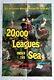 20,000 Leagues Under The Sea Walt Disney- Vintage One Sheet Poster 1971 Nm