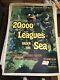 20,000 Leagues Under The Sea Original 40 X 60 Movie Poster Walt Disney