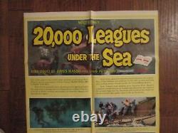 20,000 Leagues Under The Sea Original Rare 1sheet Movie Poster Walt Disney
