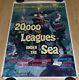 20,000 Leagues Under The Sea R 1971 Original Rolled 1 Sheet Movie Poster Disney