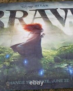 2011 Brave Disney Movie Big Huge Theater Vinyl Banner 12' x 8' Change Your Fate