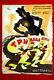 3 Caballeros Cyrillic Walt Disney 1944 Molina Dora Luz Rare Exyu Movie Poster