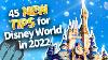 45 New Tips For Disney World In 2022
