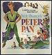 69 Walt Disney's Peter Pan Huge 6 Sheet 81 X 81 Poster Great Art Disneyland