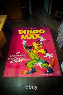 A GOOFY MOVIE Walt Disney 4x6 ft Vintage French Grande Movie Poster 1995