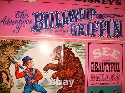 ADVENTURES OF BULLWHIP GRIFFIN 1967 DISNEY ORIGINAL 27x41 MOVIE POSTER (468)