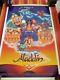 Aladdin Movie Poster Double Sided Original Disney Autographed By Lead Animators