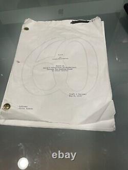 ALICE IN WONDERLAND original Script Tim Burton Johnny Depp Disney Disneyana Prop