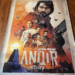 ANDOR STAR WARS by Disney+ Bus Shelter D/S Original Series Poster 48x69in