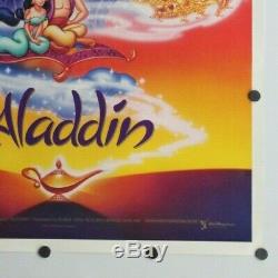 Aladdin 1992 Disney Double Sided Original Movie Poster 27 x 41