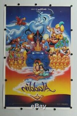 Aladdin 1992 Disney Double Sided Original Movie Poster 27 x 41