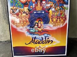 Aladdin original one sheet movie poster 1992 Disney NEW