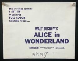 Alice in Wonderland Lobby Card Set Movie Poster Disney 1974 Hollywood Posters
