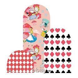 Alice in Wonderland Triple Cardboard Backdrop Official Disney Party Standee