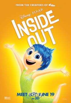 All 5 Disney Pixar Inside Out Character Bus Shelter Movie Posters D/S 4ft x 6ft