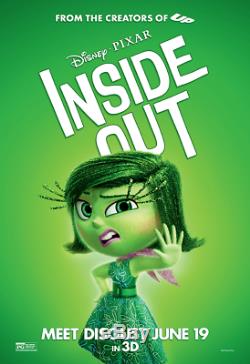 All 5 Disney Pixar Inside Out Character Bus Shelter Movie Posters D/S 4ft x 6ft