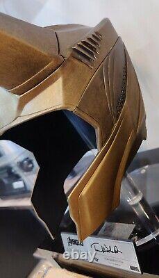 Autographed King Arts Loki Helmet 11 Scale Tom Hiddleston Marvel The Avengers