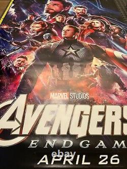 Avengers Endgame Disney Store 3' x 6' Vinyl Promotional Poster (Super Rare!)