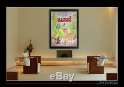 BAMBI Walt Disney 4x6 ft Vintage French Grande Movie Poster ReRelease 1978