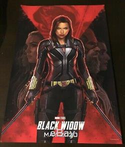 BLACK WIDOW D23 2019 Expo Marvel Exclusive Poster Disney Scarlett Johansson Prom