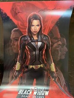BLACK WIDOW D23 2019 Expo Marvel Exclusive Poster Disney Signed Andy Park