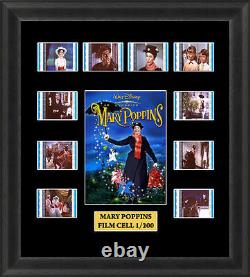 Backlight Mary Poppins Framed Film Cell Memorabilia Julie Andrews Backlit
