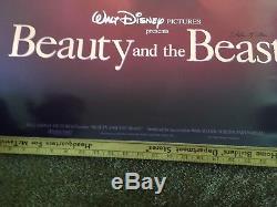 Beauty And The Beast/2 Sided Movie Poster/ John Alvin/Hand Signed/ Disney
