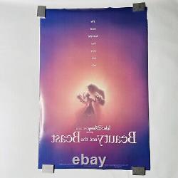 Beauty & The Beast Disney 1991 Authentic Advance Teaser Movie Poster NUMBERED