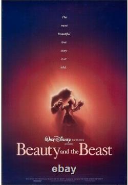 Beauty and the Beast Advance Movie Poster Disney Pictures Hollywood Posters