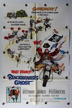 Blackbeard's Ghost 1968 Disney Original Movie Poster 27 x 41