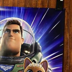 Buzz Lightyear & Sox 2022 D/S Disney Original Bus Stop Movie Poster 48x70inches