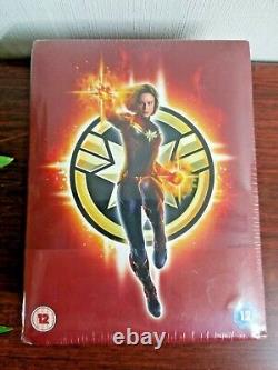 Captain Marvel 2D/3D Blu-ray Steelbook Collector's Edition(UK Zavvi Edition)
