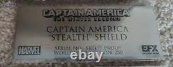 Chris Evans Signed EFX Captain America Stealth Shield AP 11 Winter Soldier