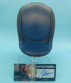 Chris Evans Signed King Arts Captain America Helmet 11 Winter Soldier LE 100WW