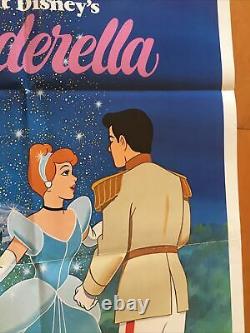 Cinderella Original One Sheet Movie Poster 1981 Disney