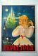 Cinderella Walt Disney 1950 Unique Art Rare Vintage Exyu Movie Poster