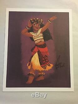 D23 2017 Disney Expo Exclusive Print Moana Signed By Neysa Bove' Ticketed Sign